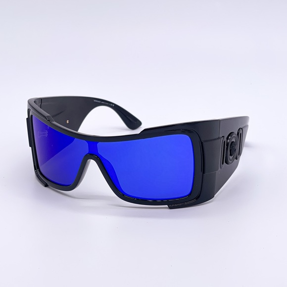 NEW VERSACE VE4451 GB1/55 UNISEX NEW COLLECTION SHIELD SUNGLASSES VERSACE - Picture 6 of 14